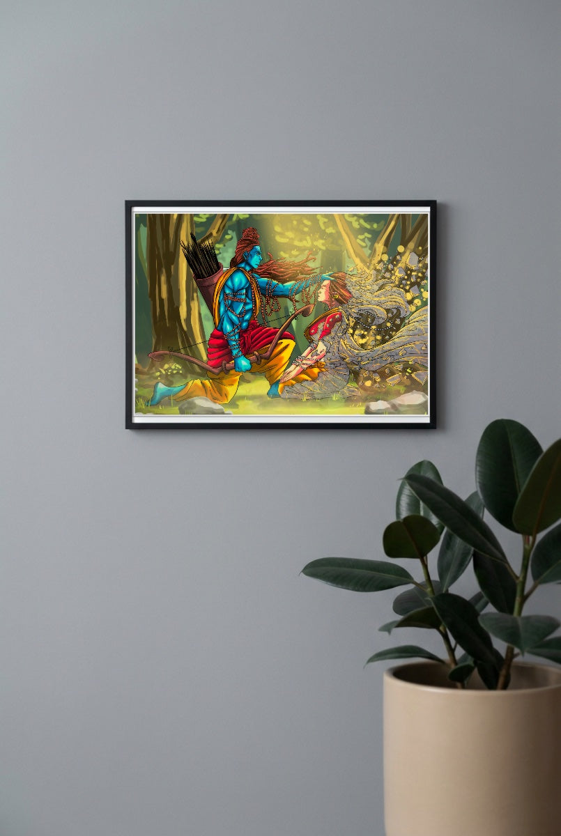 Shree Ram Blessing Gods Poster