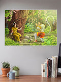 Ram Sita Hanuman Gods Poster