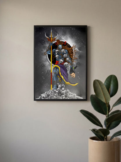 Shiva Mahakal Gods Poster
