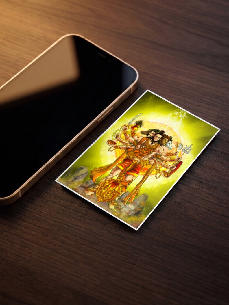 Panchmukhi Hanuman Gods Poster