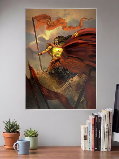 Karna in Mahabharata War Gods Poster