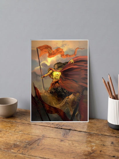 Karna in Mahabharata War Gods Poster