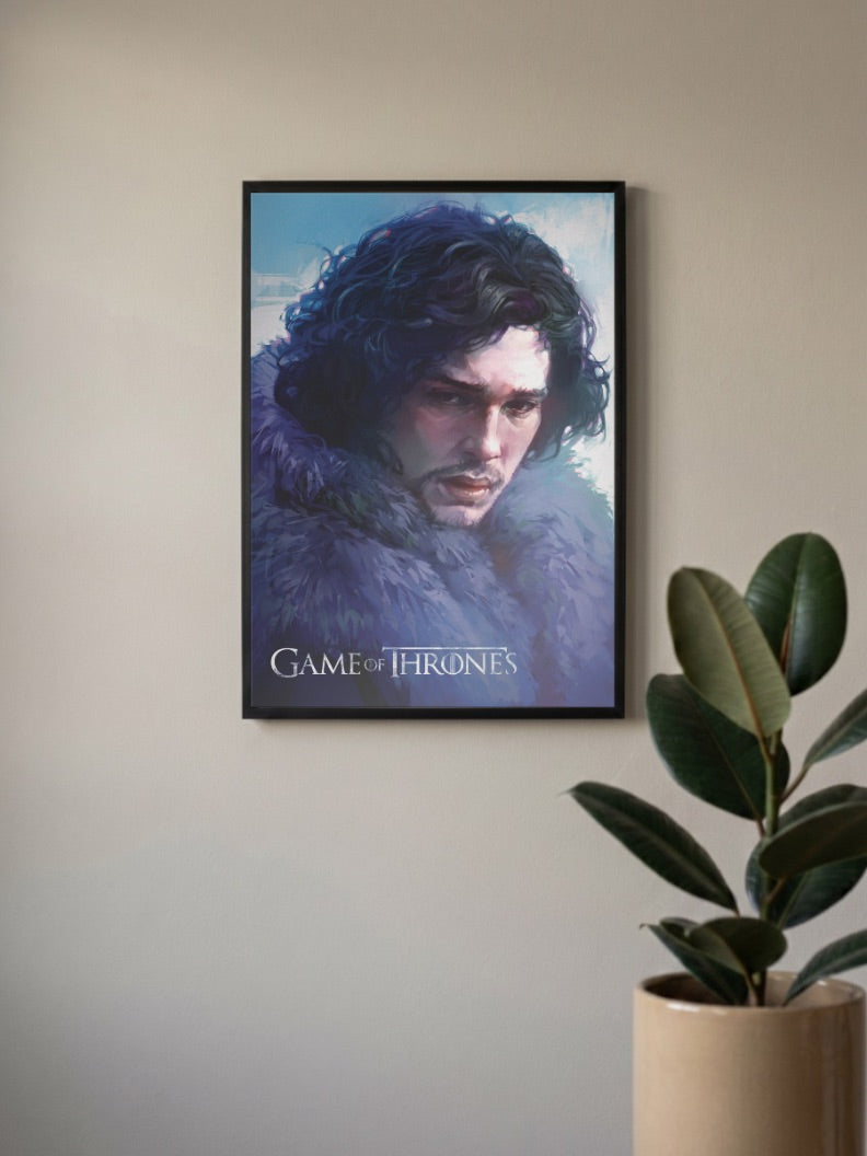 Jon Snow Portrait WEBSERIES Poster