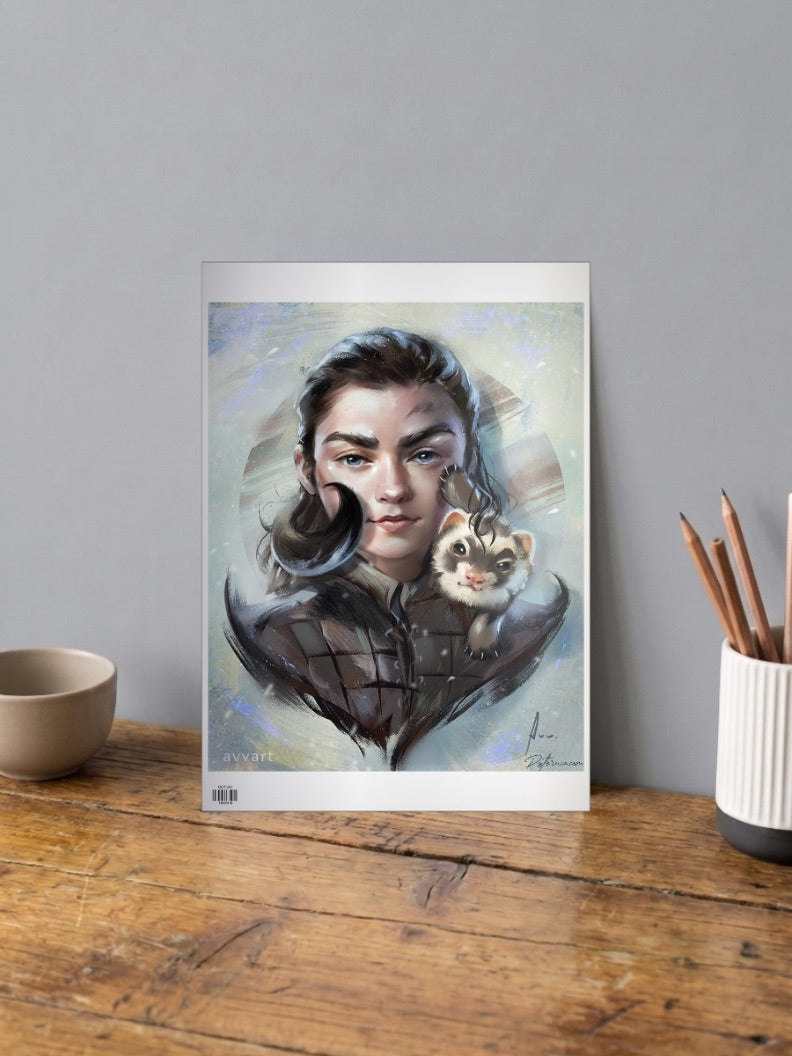 Arya Stark and Ferret WEBSERIES Poster