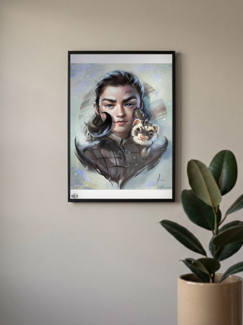 Arya Stark and Ferret WEBSERIES Poster