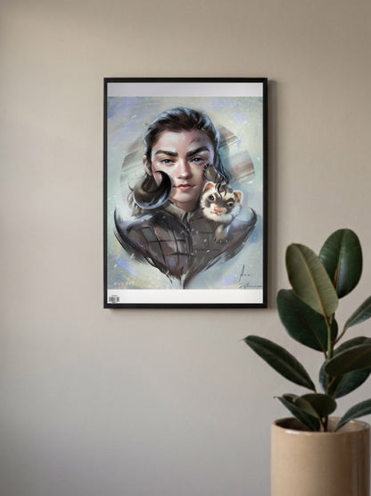 Arya Stark and Ferret WEBSERIES Poster
