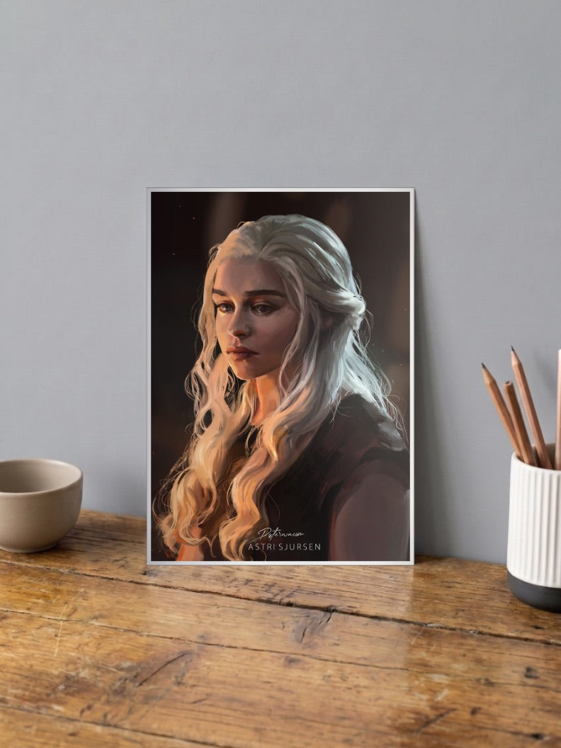 Daenerys Art Poster