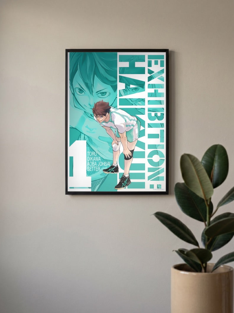 Oikawa Toru Aoba Johsai Anime Poster