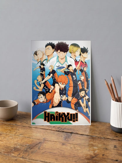 Haikyuu Season One Cast Anime Poster