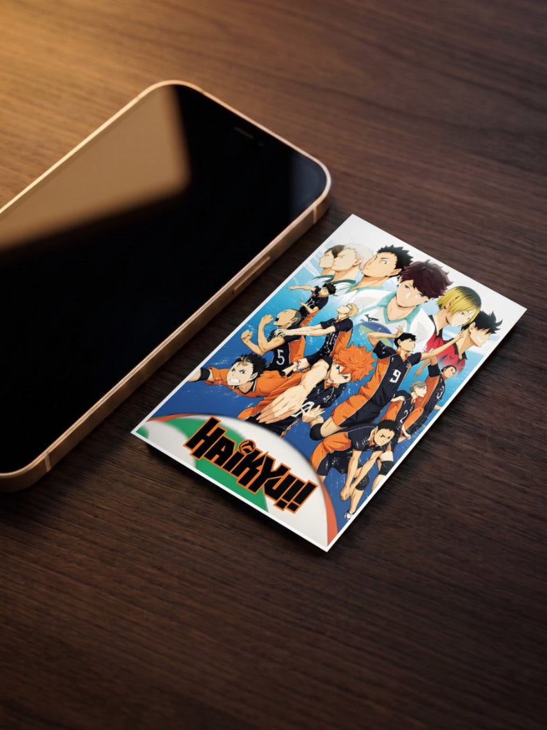 Haikyuu Season One Cast Anime Poster