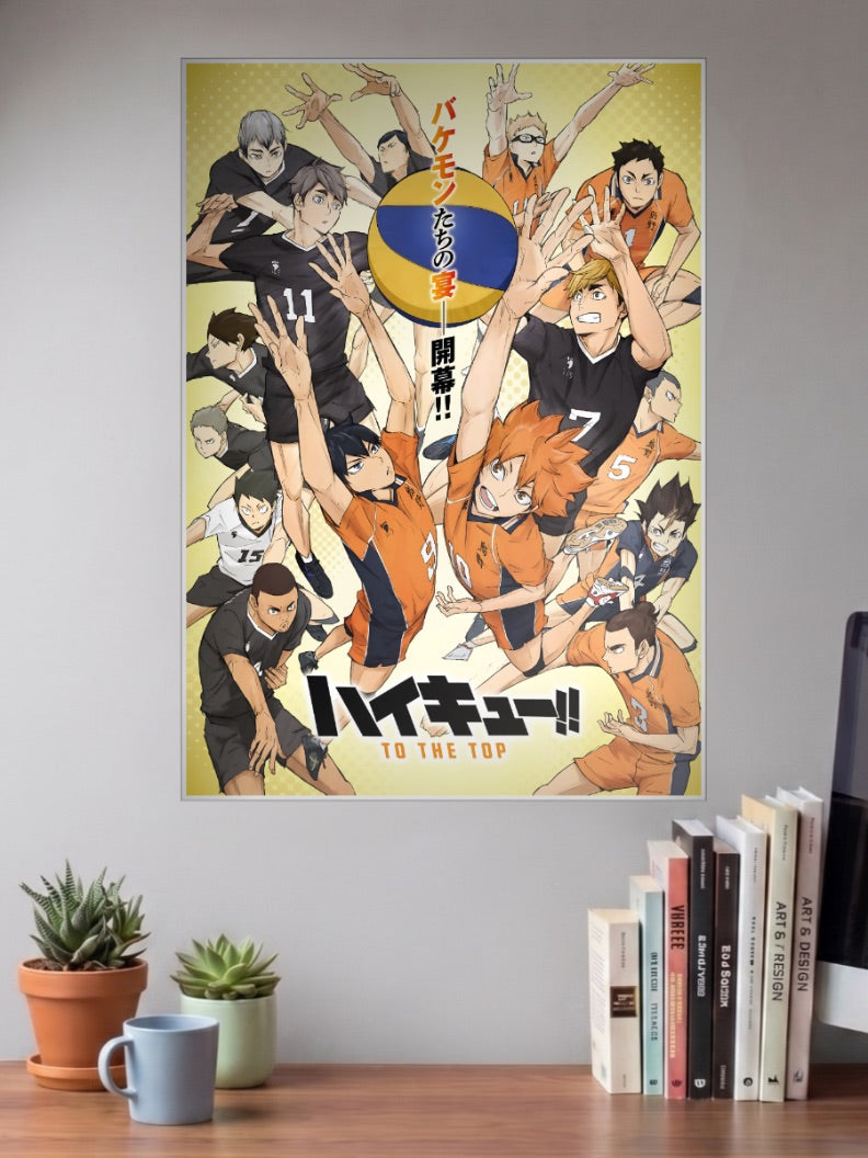 Haikyuu To The Top Anime Poster