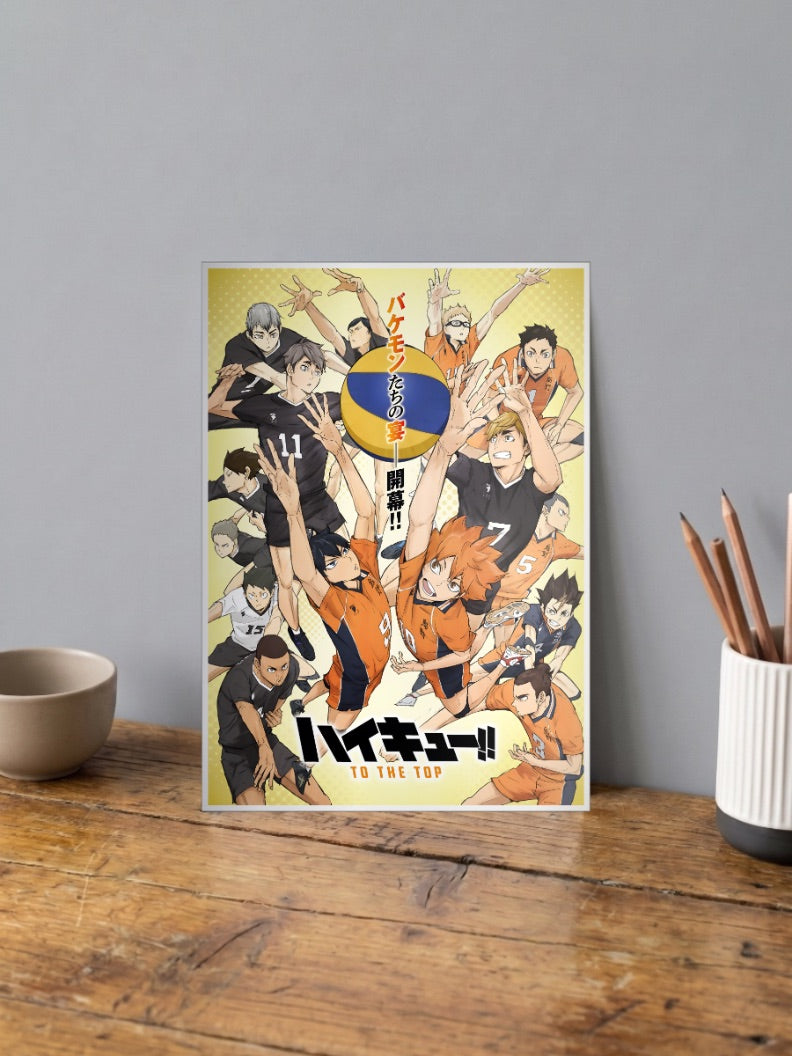 Haikyuu To The Top Anime Poster