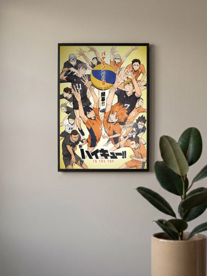 Haikyuu To The Top Anime Poster