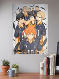 Karasuno Black Feathers Anime Poster
