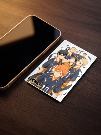 Karasuno Black Feathers Anime Poster
