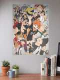 Haikyuu Rival Teams Collage Anime Poster