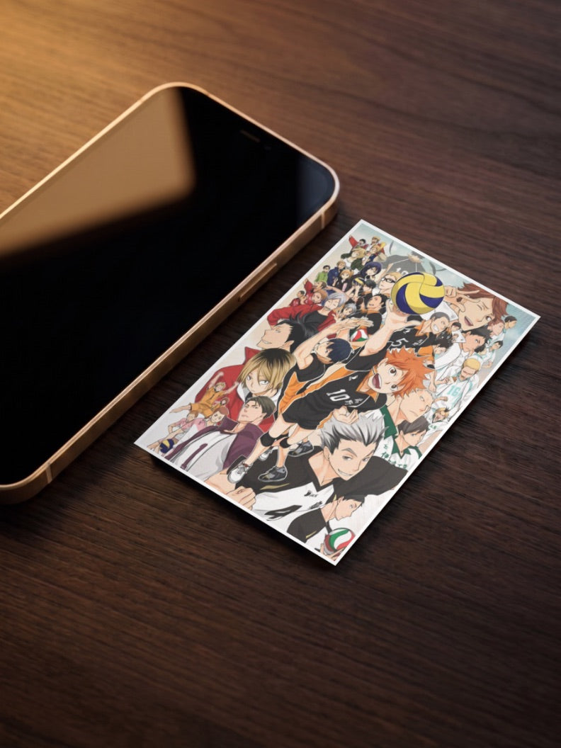 Haikyuu Rival Teams Collage Anime Poster