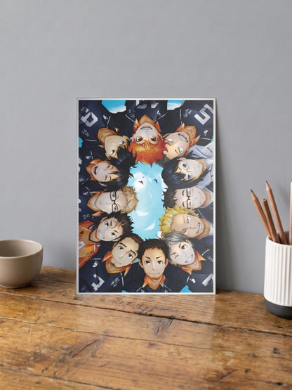 Haikyuu team Poster