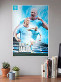 Erling Haaland Victory Poster