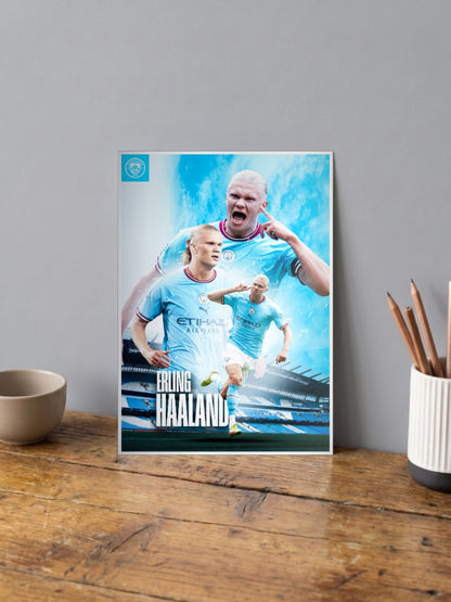 Erling Haaland Victory Poster