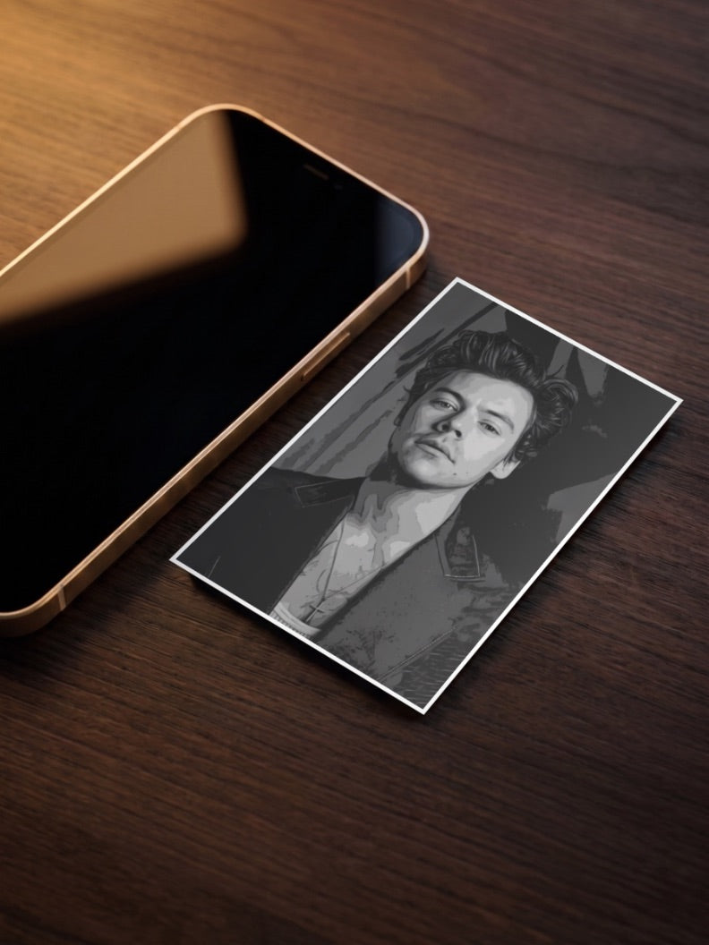 Harry Styles Cross Necklace Singers Poster