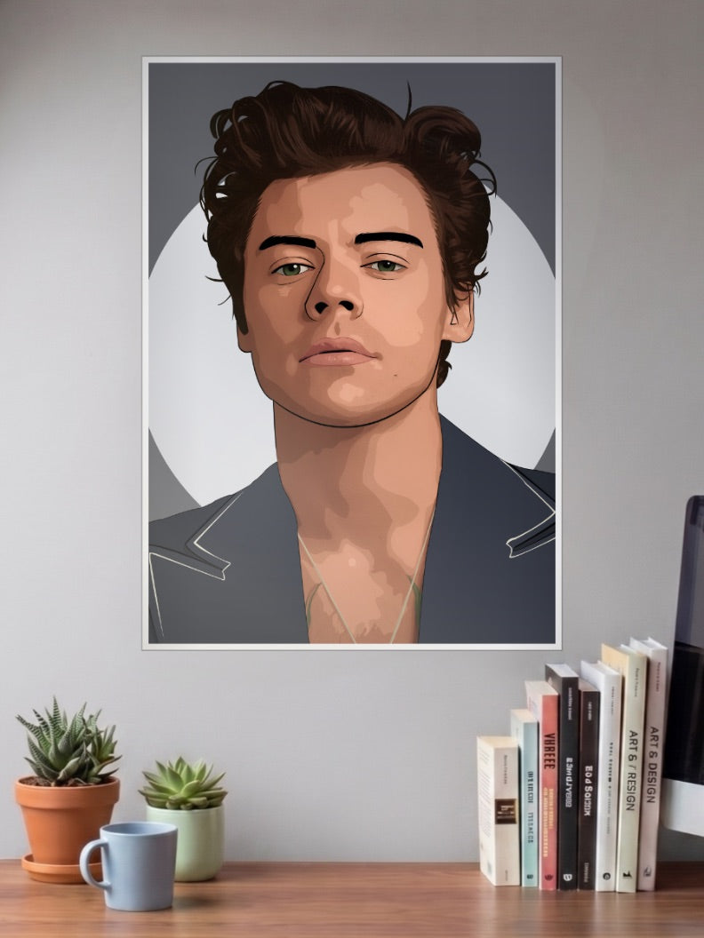 Harry Styles Art Poster