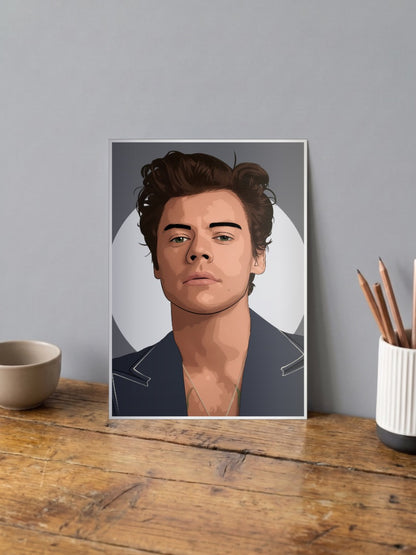 Harry Styles Art Poster