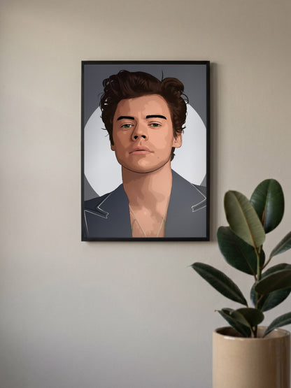 Harry Styles Art Poster