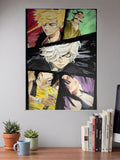 Hells Paradise Cast Collage Anime Poster