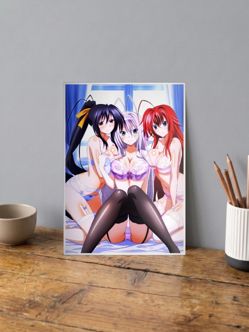 Rias And Akeno High School DxD Anime Poster