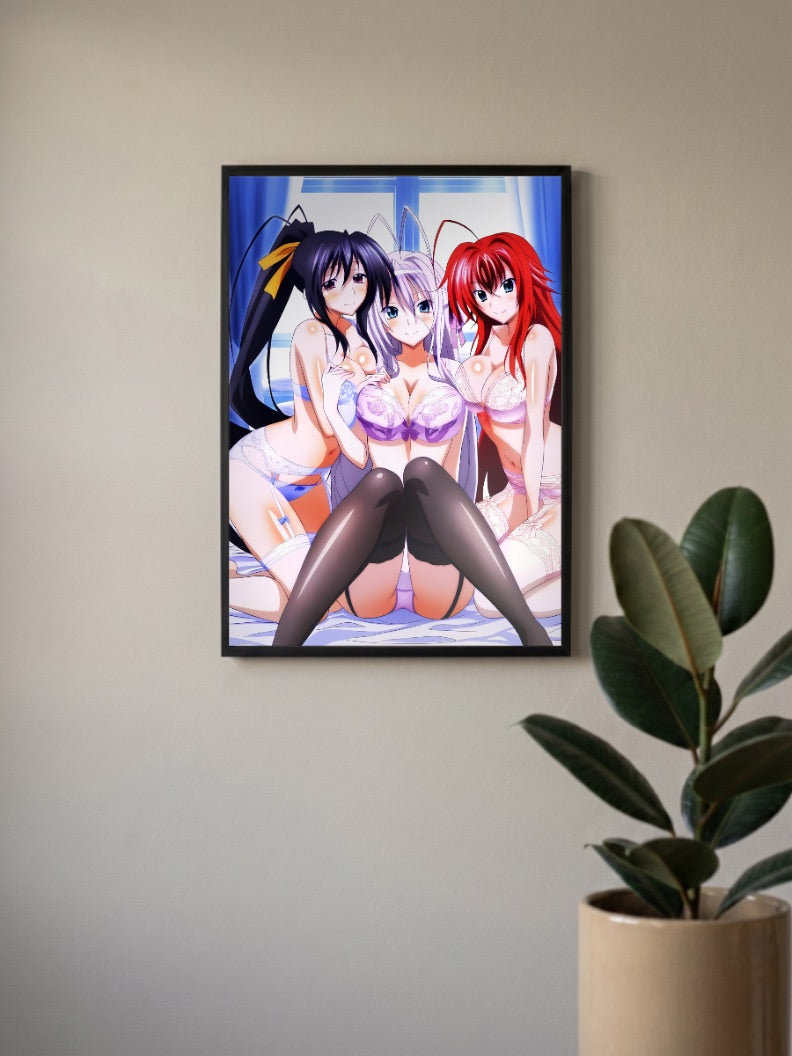 Rias And Akeno High School DxD Anime Poster