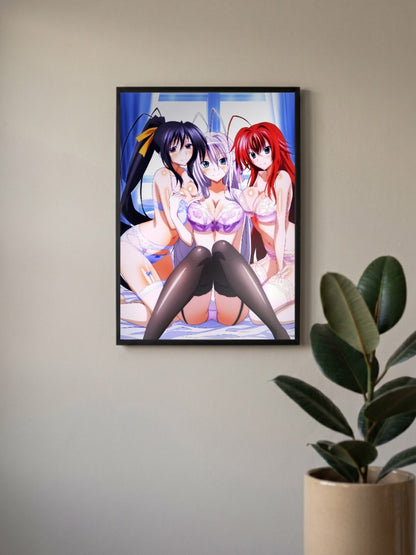 Rias And Akeno High School DxD Anime Poster