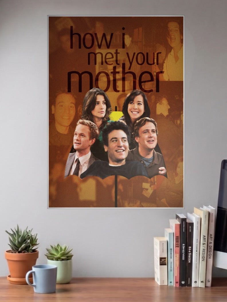 HIMYM Cast Photo Collage Sitcom Poster