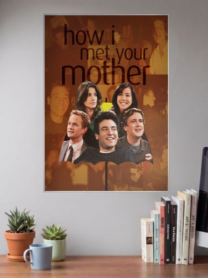 HIMYM Cast Photo Collage Sitcom Poster