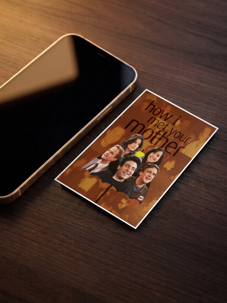 HIMYM Cast Photo Collage Sitcom Poster