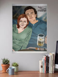 Marshall And Lily Cheers Sitcom Poster