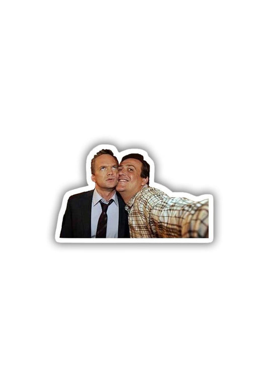 Ted and Kevin Sticker