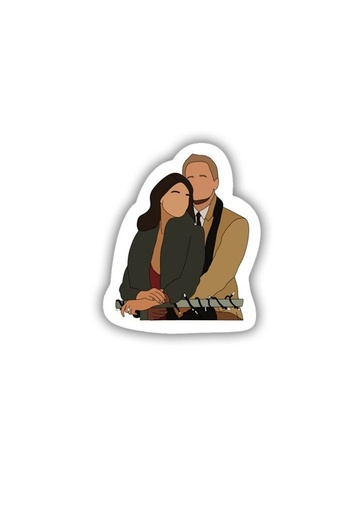 Barney and Robin Sticker