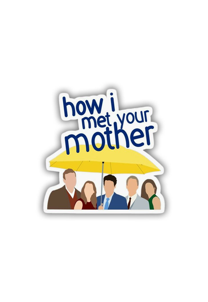 How I Met Your Mother Umbrella Illustration Sticker