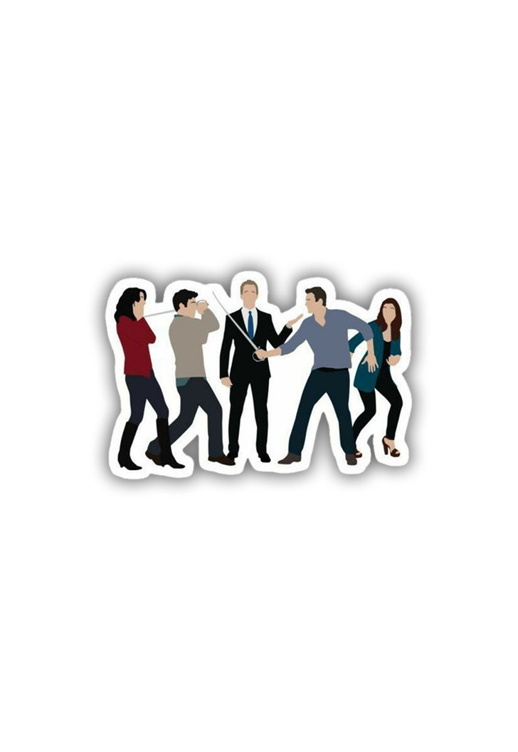 How I Met Your Mother Illustration Sticker