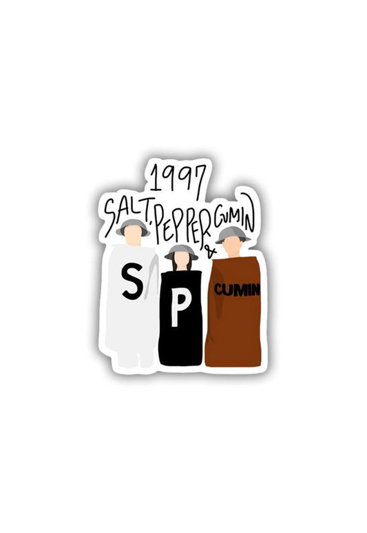 Salt, Pepper And Cumin how Sticker