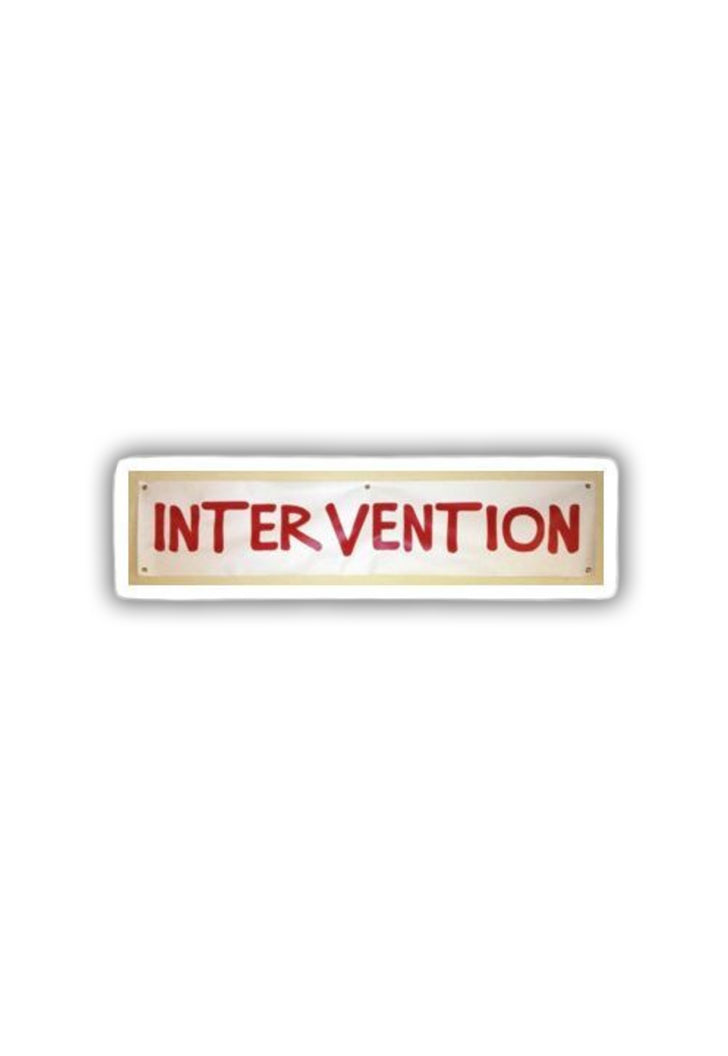 Intervention Sticker