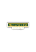MacLaren's Pub Sticker