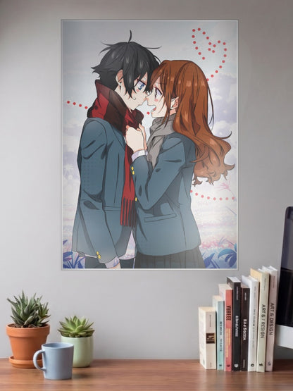 Hori And Miyamura Winter Scarves Anime Poster