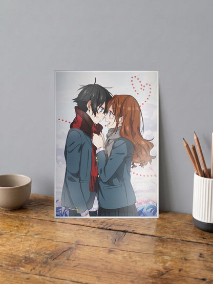 Hori And Miyamura Winter Scarves Anime Poster