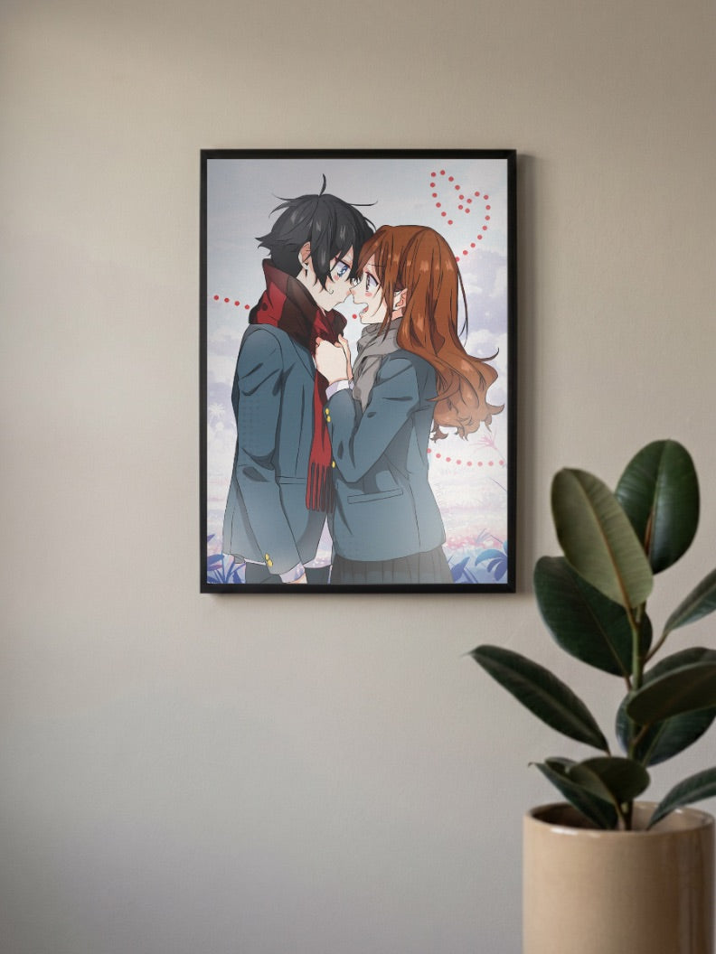 Hori And Miyamura Winter Scarves Anime Poster
