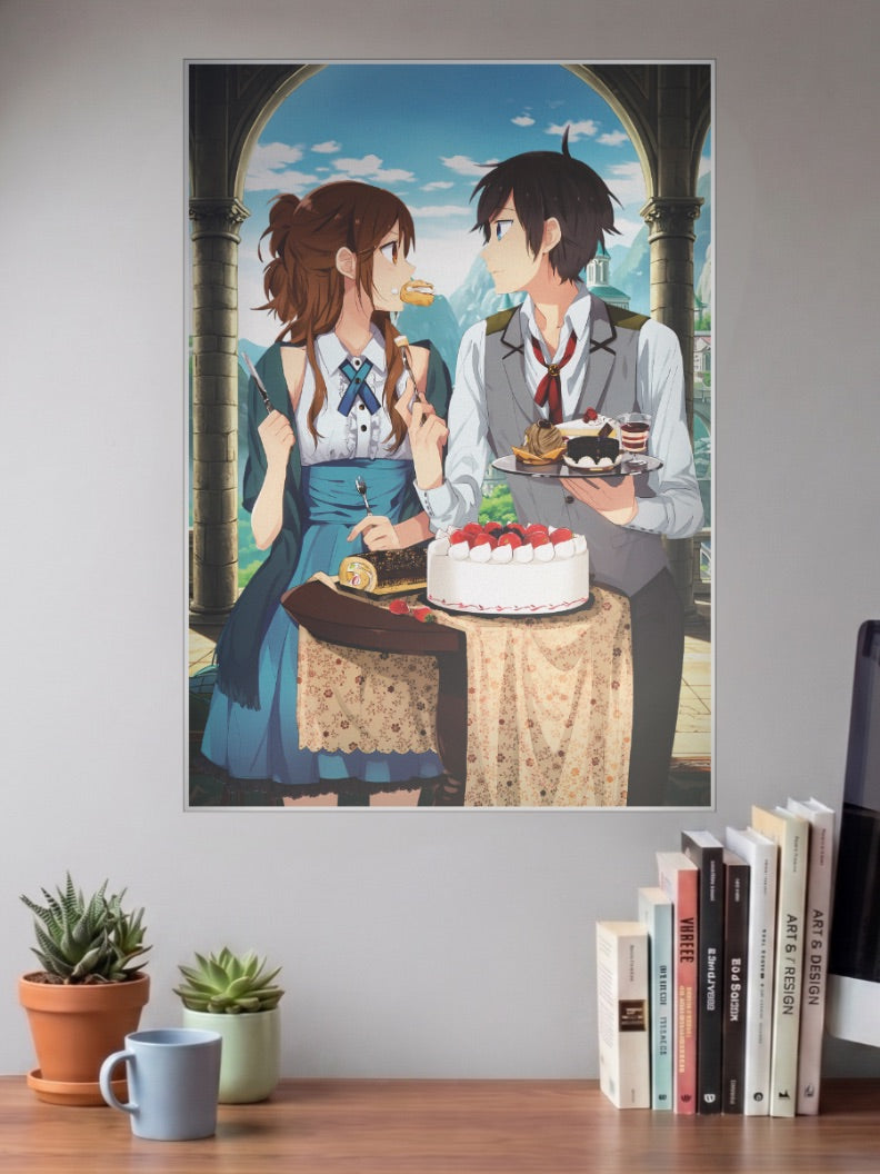 Hori Miyamura Fantasy Cafe Anime Poster