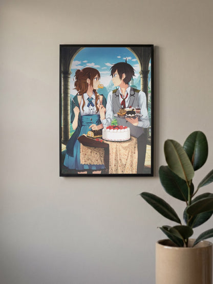 Hori Miyamura Fantasy Cafe Anime Poster
