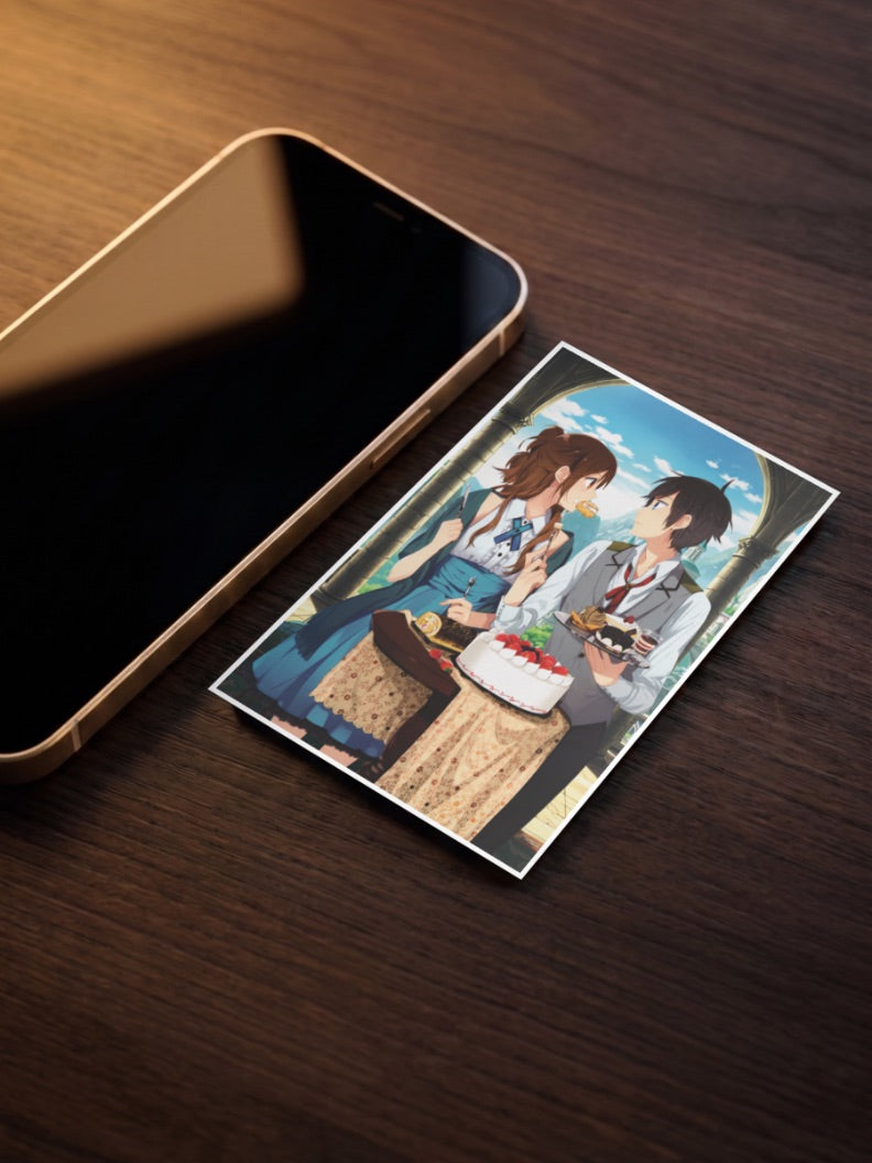 Hori Miyamura Fantasy Cafe Anime Poster