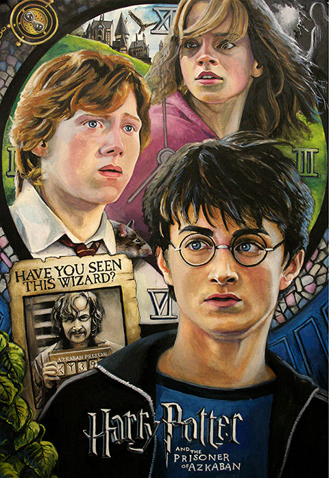 The Golden Trio: Harry, Hermione, and Ron Poster